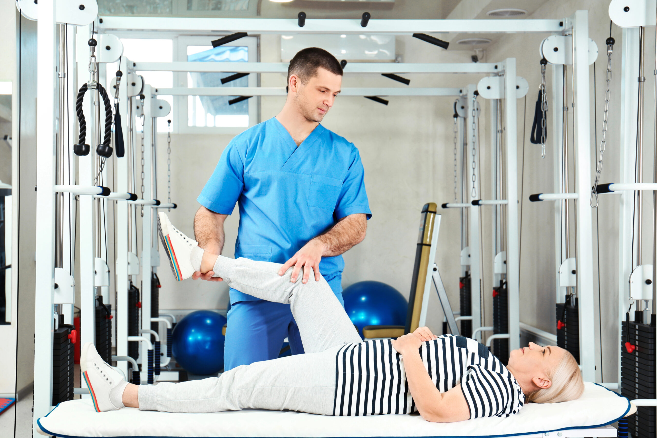 physio working with patient launceston